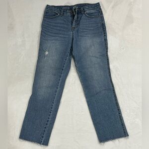 Light-wash Straight-leg Jeans